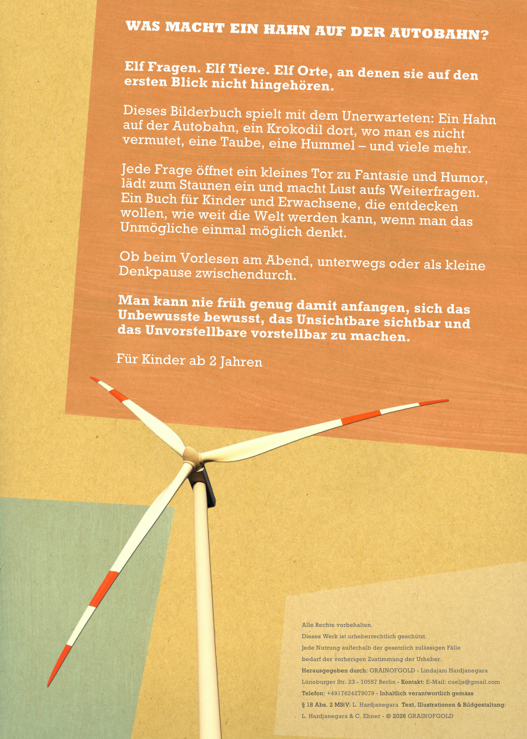 Wind turbine at sunset with red and white blades, illustrating renewable energy for kids.