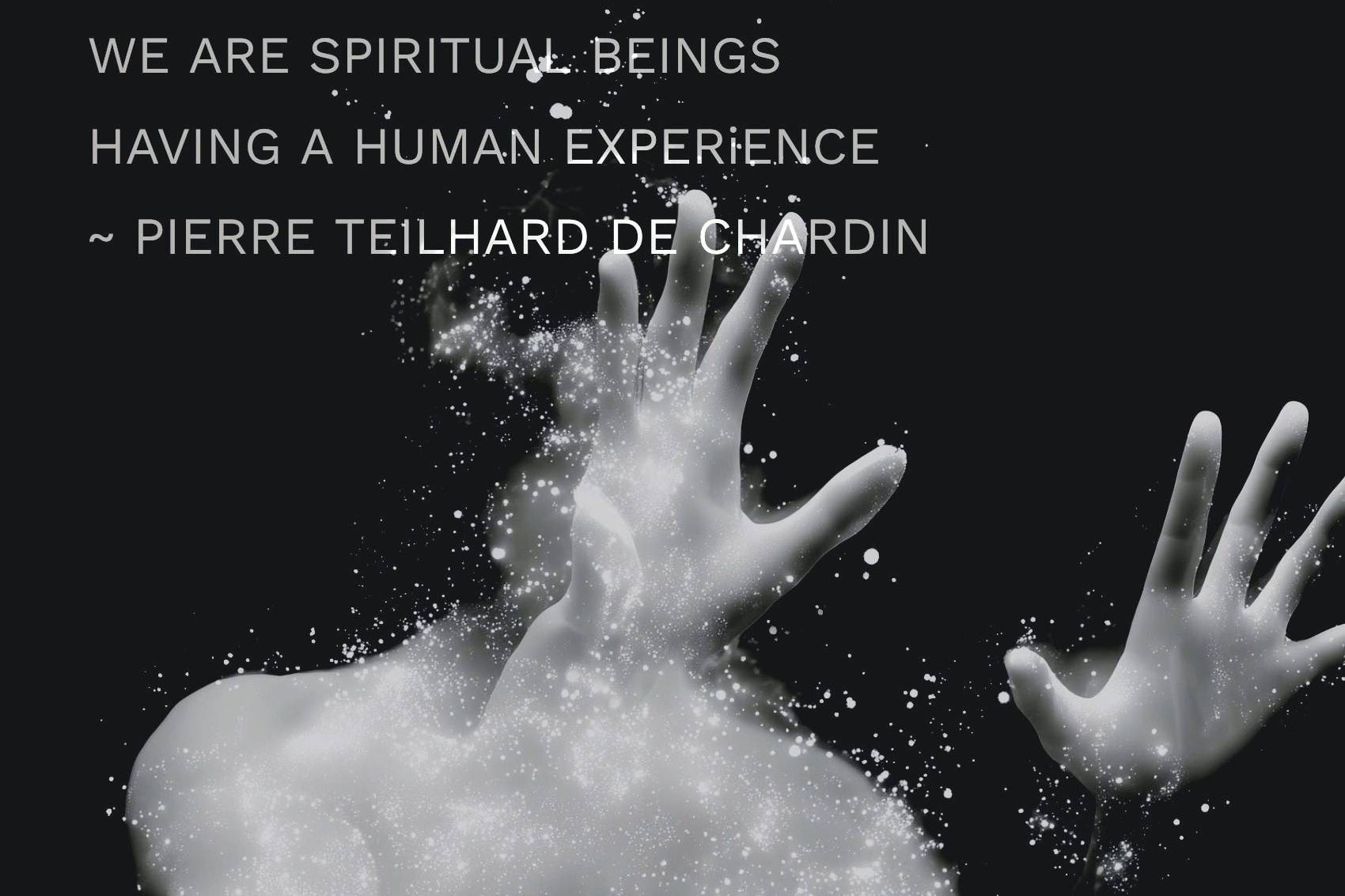 Abstract image of hands reaching upward with sparkles, symbolizing spiritual awakening and higher co.