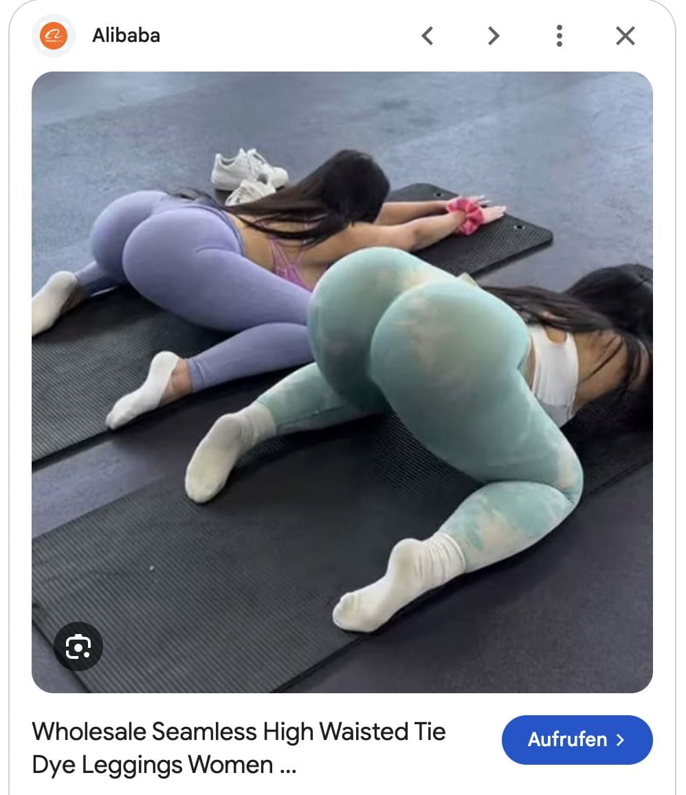 Women in colorful tie dye leggings doing yoga on mats.